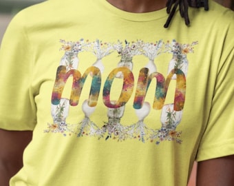 Floral Mom Shirt, Mother's Day Gift, Bella Canvas Tee