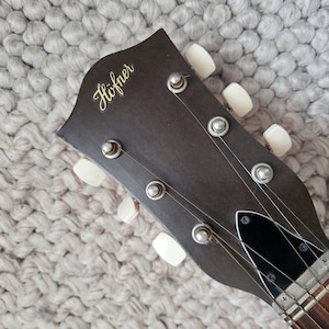 Gitaar Gitaar Höfner Hofner Westerngitaar Gemaakt in Duitsland