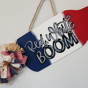 Rocket Pop 4th of July Door Hanger