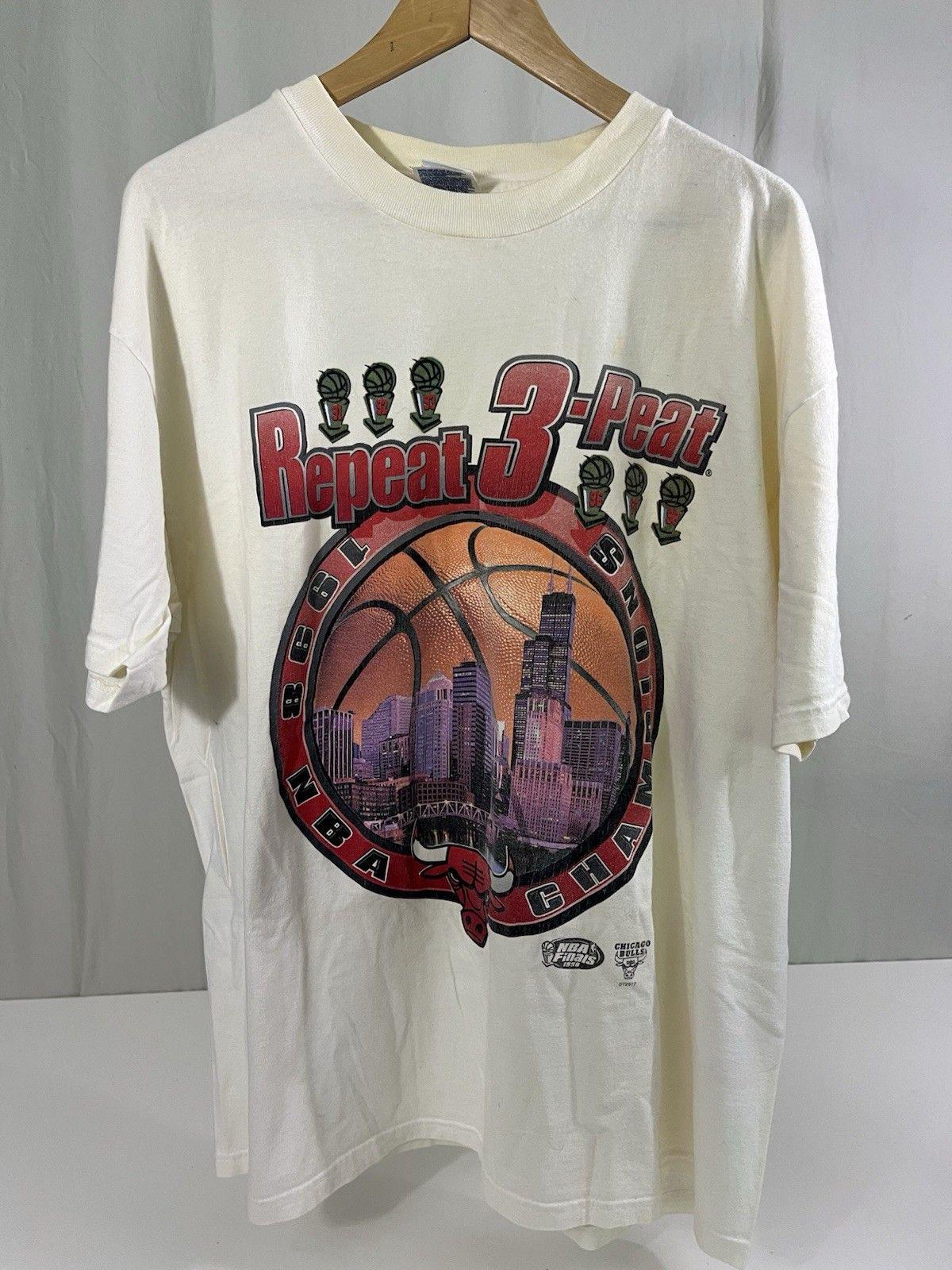 Bulls Repeat 3 Peat Shirt - Etsy