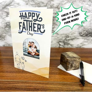 Presente de poesia personalizado para o dia dos pais, cartão de felicitações, avô personalizado, escrita original, poema rimado sob medida, lembrança personalizada para o pai