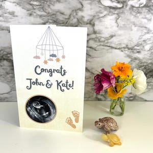 Personalisiertes Gedicht-Babyparty-Gruß-Karte Neue Ankunft besonders angefertigtes ursprüngliches Schreiben Geschenk Maßgeschneiderte Reim Poesie Einzigartige Feier Andenken