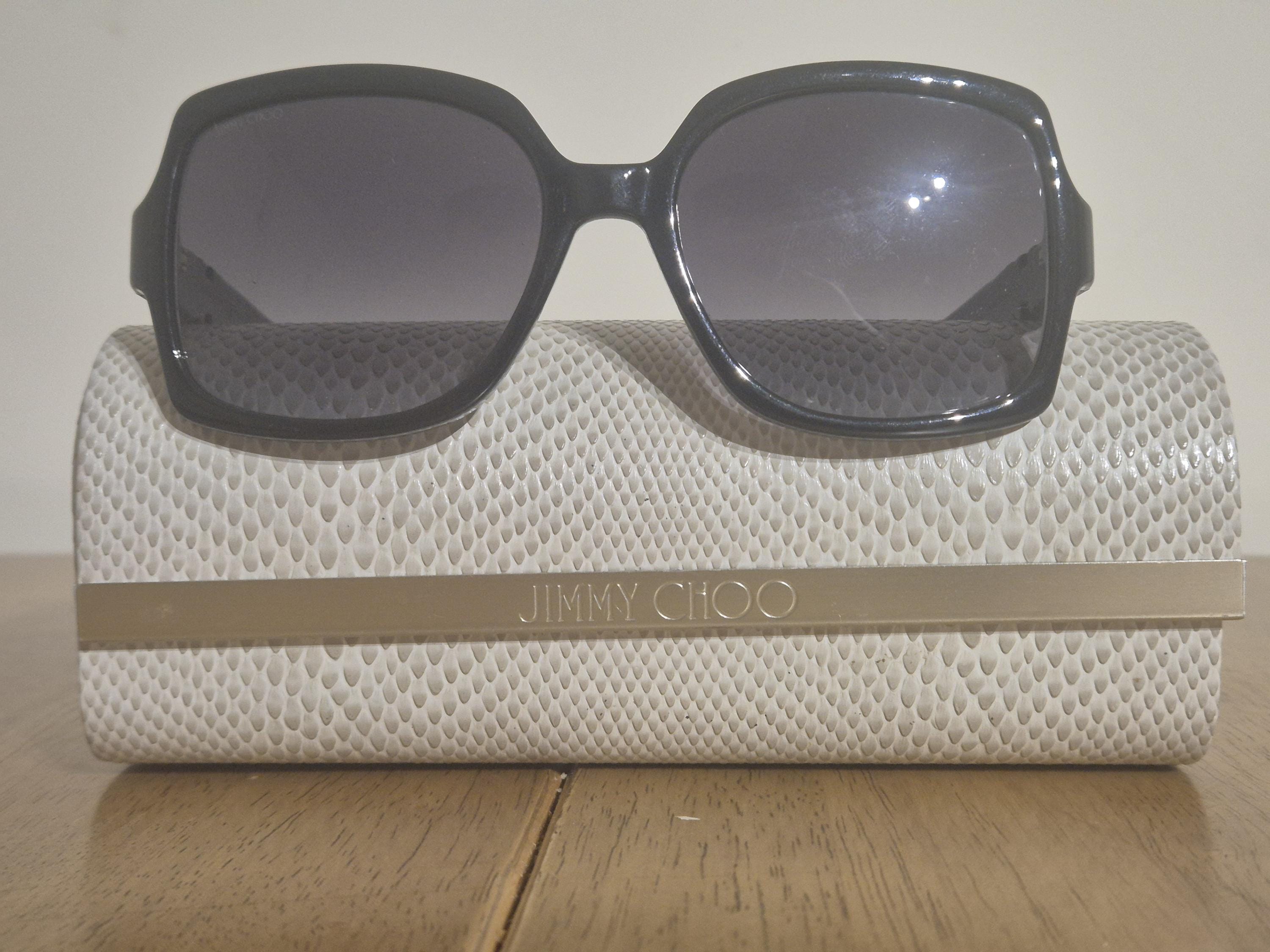 ジミーチュウ　サングラス　ケース付き Jimmy choo sunglasses case - Etsy 日本