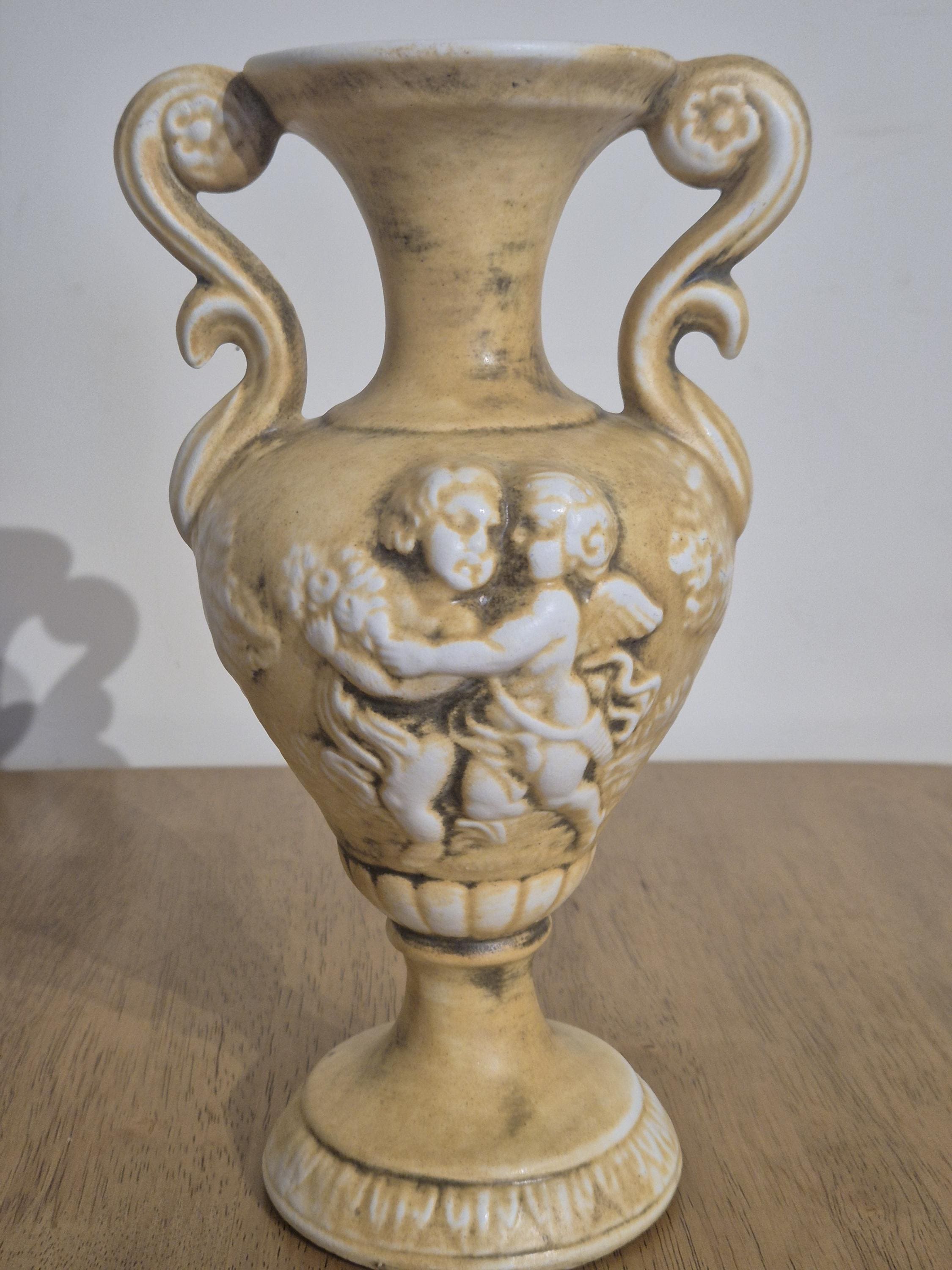 ERHART SKK MERAN イタリア 壺 ヴィンテージ ハンドペイント Italian Pottery Mark - Etsy Finland