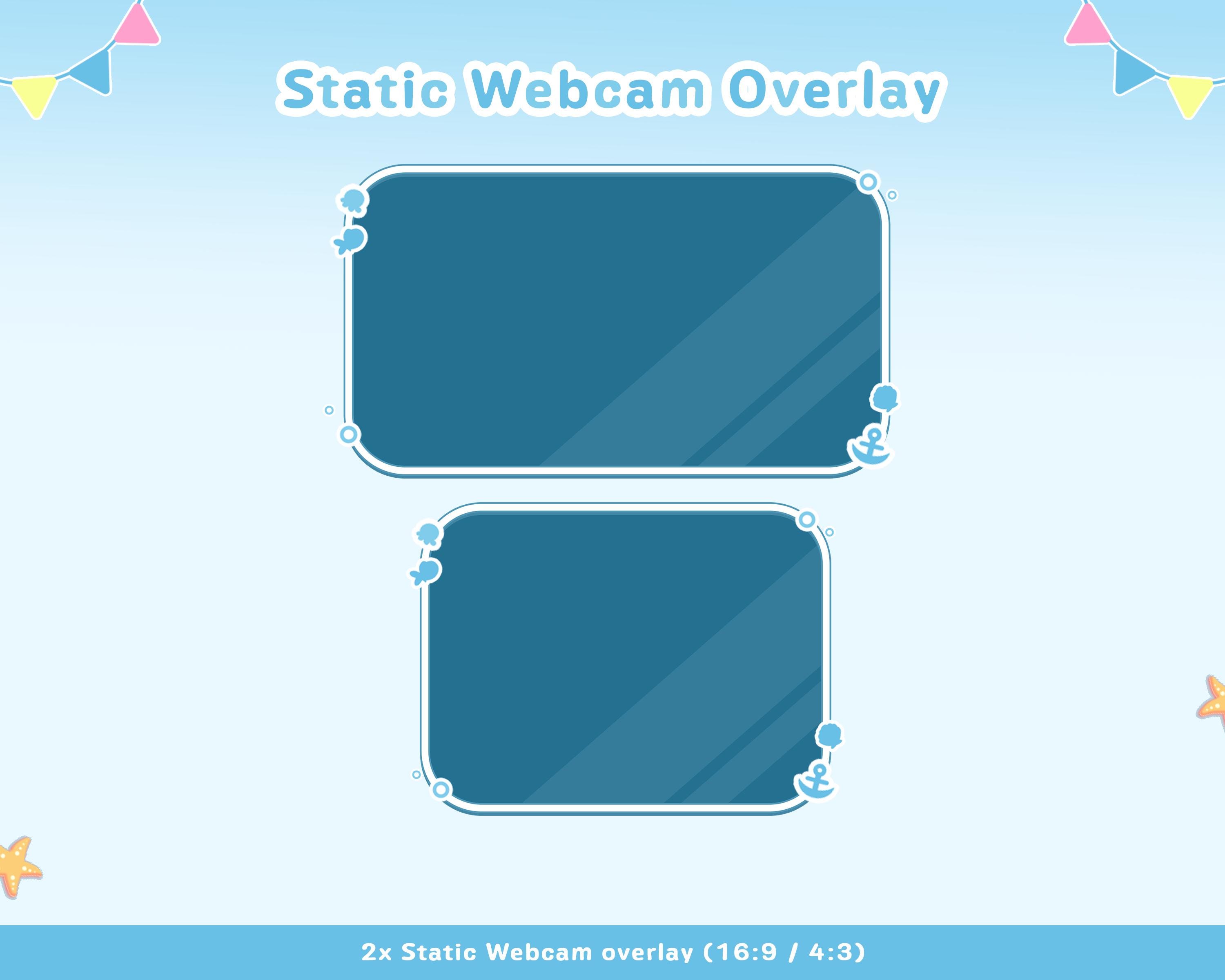 Funimate Overlay Summer Party Animated Stream Overlay Package – Cute Kawaii Vtuber ...