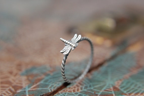 Sterling Silver Little Dragonfly Ring Sterling Silver Little Dragonfly Ring