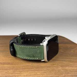 Correa de Apple Watch personalizada Correa de Apple Watch hecha a mano Correa de Apple Watch grabada