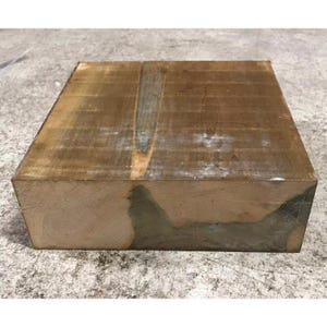 8” x 8” x 3” Ambrosia Soft Maple Turning Bowl Blank Sealed with Wax Qty 1