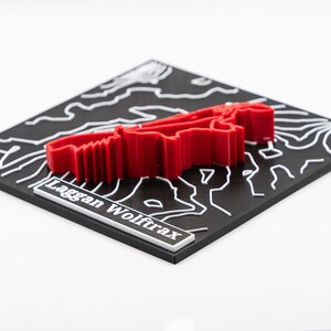 Laggan WolftraxTrail Center 3D Gedruckte Route