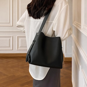 Vegan Leder Top Griff Einkaufstasche für Frauen mit verstellbarem Riemen, strukturierte Schultertasche mit Reißverschluss und Magnetverschluss