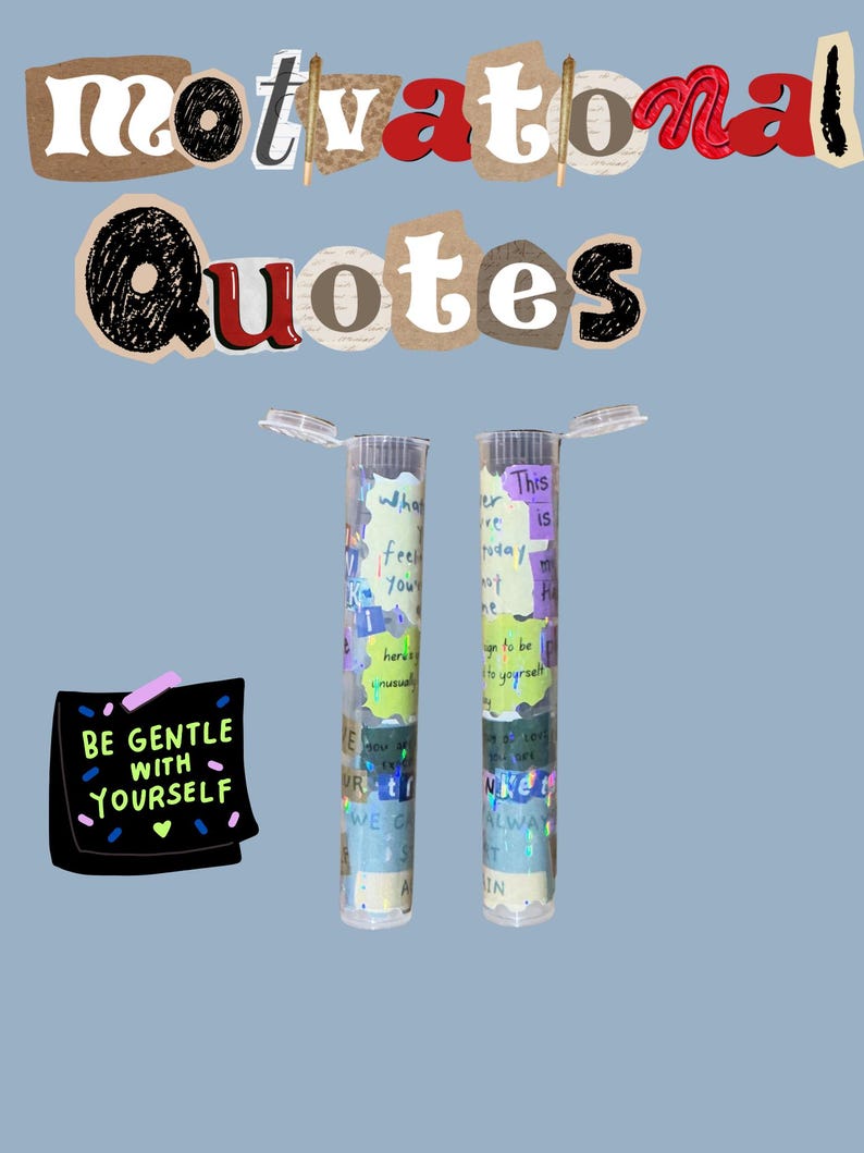 Quote Tube Pop Top Joint/ Storage Tubes With Designs - Etsy