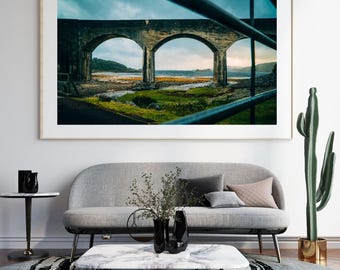 Bridge in Isle of Skye – Scottish Highlands Landscape Print, Nature Wall Art, Printable Scotland Photography