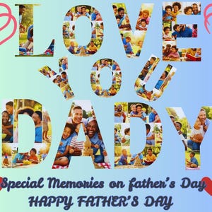 El legado de amor de un padre: el mejor regalo para el Día del Padre: Tarjeta de deseos