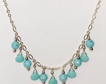 Turquoise Drop Necklace