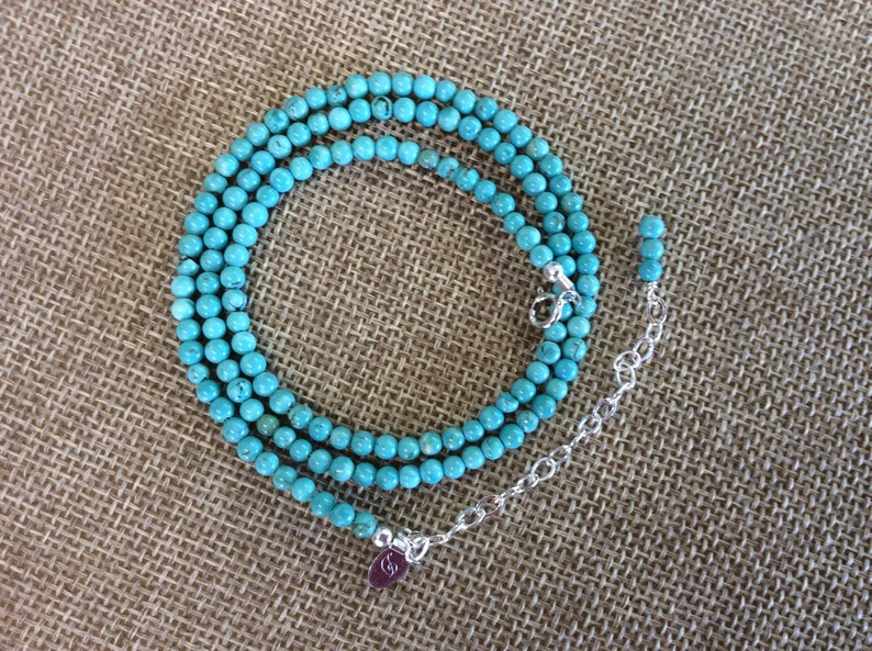 Turquoise Beaded Strand image 1