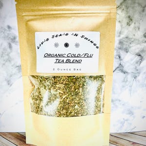 Organic Cold/Flu Tea Blend (2 ounce bag)