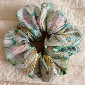Pastel Cat Scrunchie: Jumbo Fairytale Hair Tie, Kawaii Hair Accessory
