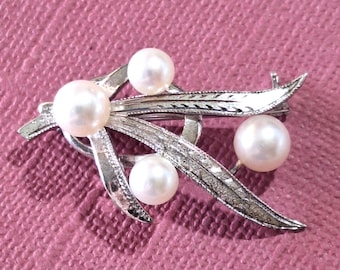 Broche Vintage Nounours En Plaqué Argent Avec Cristaux Orangés - Bijou Fantaisie Femme, Très Bon état