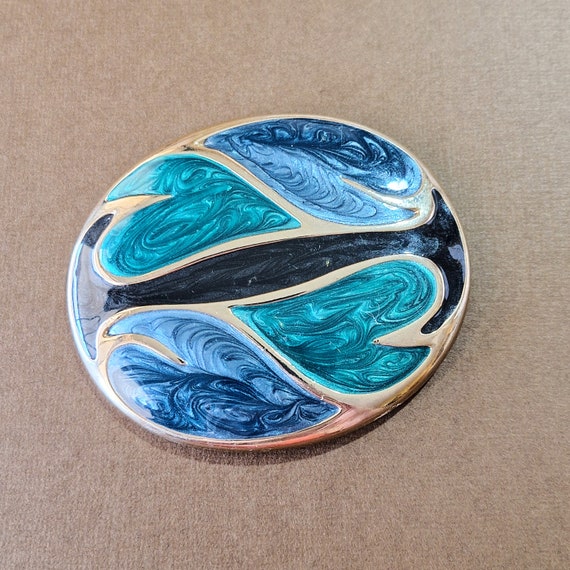Vintage Blue and Gold Tone Belt Buckle Amazon.com: WMG Handmade Western Rodeo Vintage Masonic Belt  main image 4