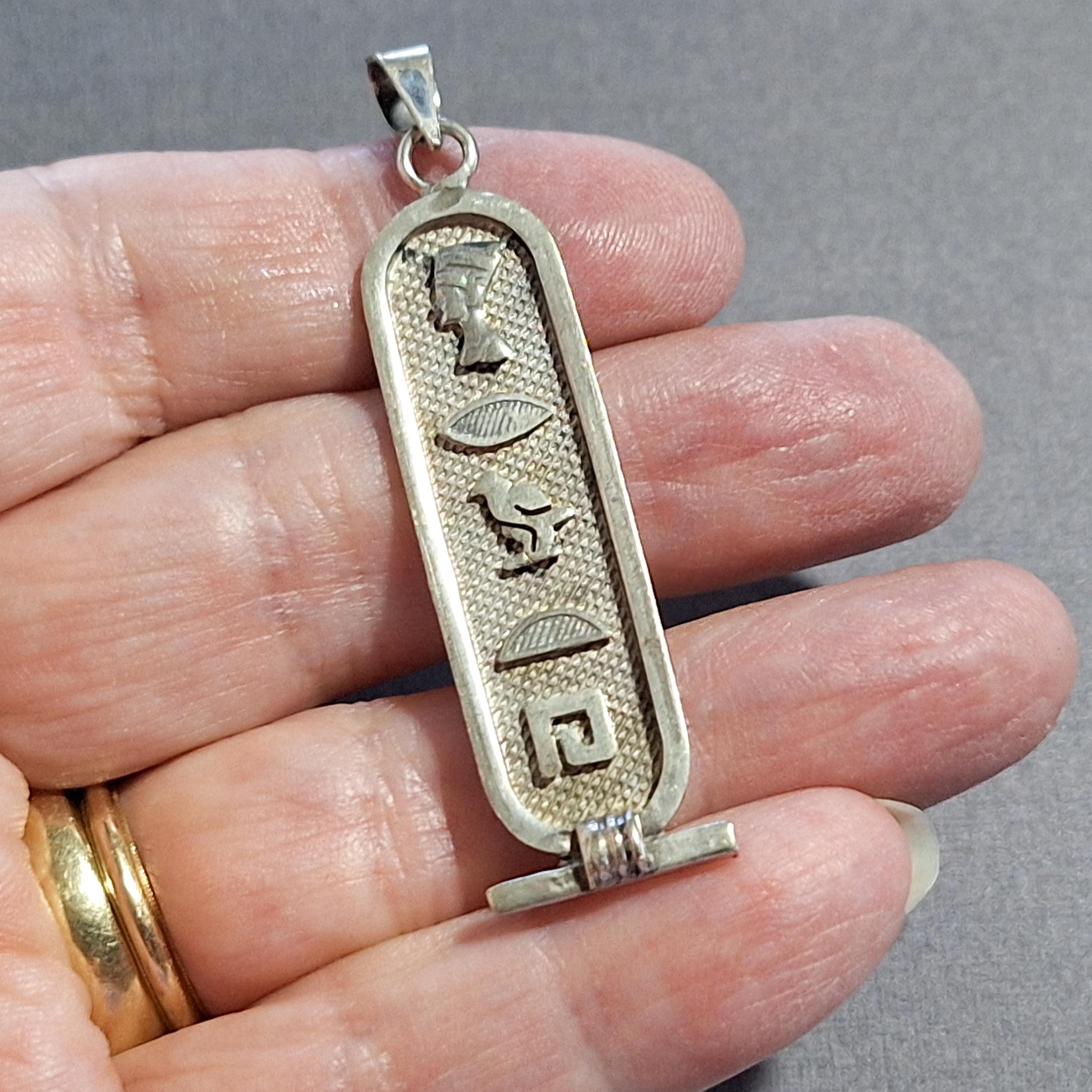 ヴィンテージ エジプト象形文字ペンダント スターリングシルバー 5種類