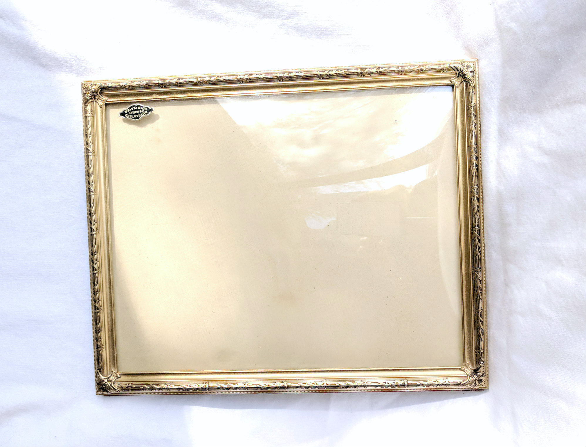 Vintage Convex Glass Frame Old Bubble Glass Frame Bubble Etsy