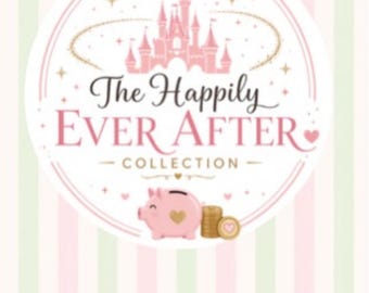 The happily ever after collection- a6 glitter zipless wallets and matching challenges (please see second picture for more information)