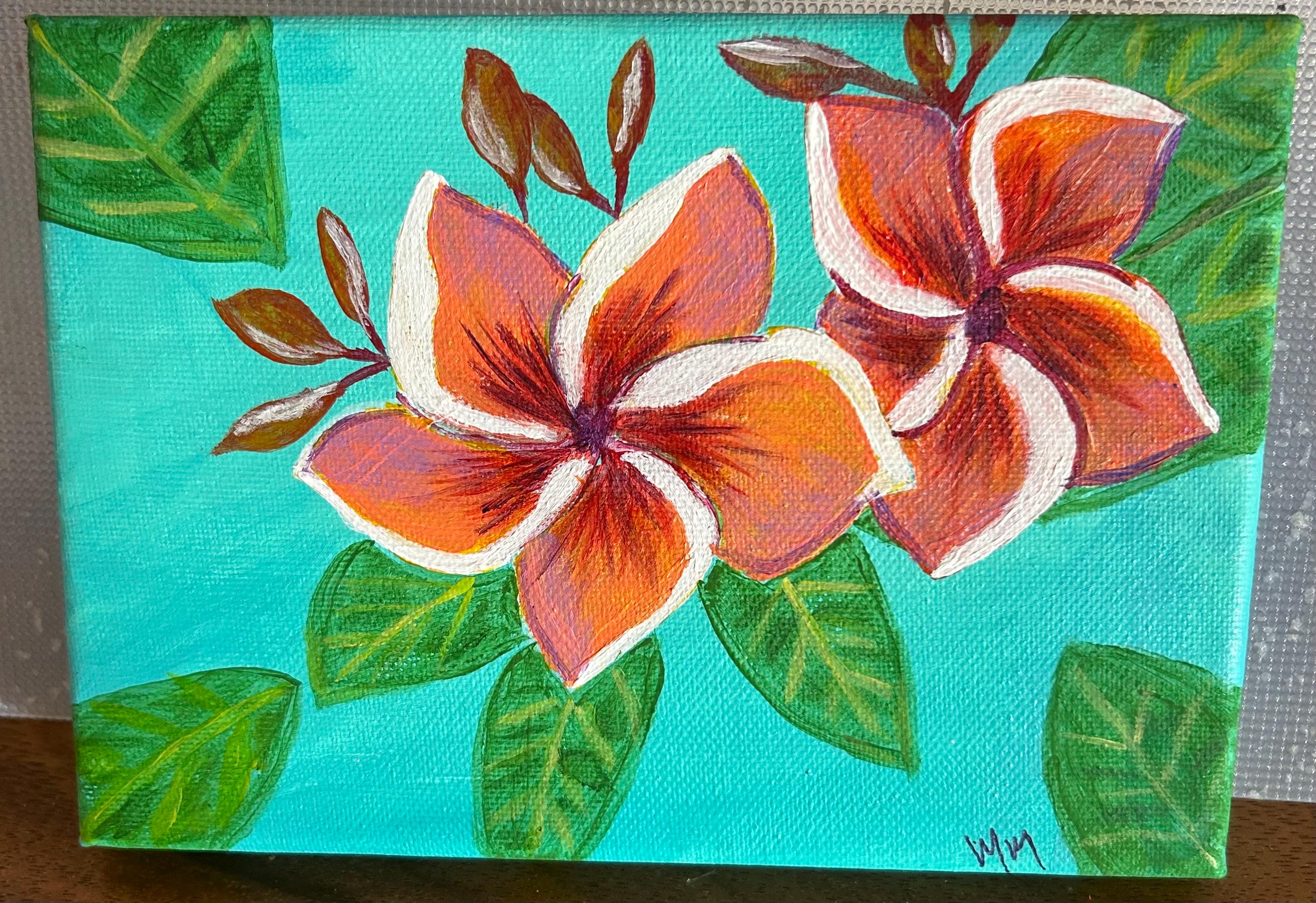 プルメリアの油彩画訳あり品 Plumeria paintings - Etsy 日本