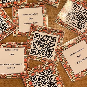 Muziekspel met qr-code