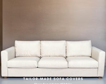 VIMLE 3-Sitzer Sofa Bezug | Couch Ersatzbezug | Samtbezüge | VIMLE Sofabezug Mehrere Farb- und Stoffoptionen | VIMLE Couch