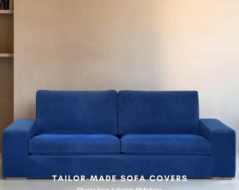 Kivik 3er Sofa Bezug | Kivik 2 Sitz Ersatzbezug | Samtbezüge | Kivik Sofa Bezug | Möbelschoner | Kivik Couch