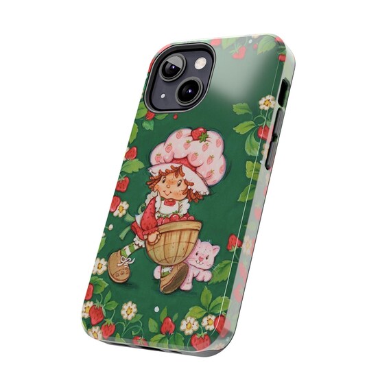 Cute Strawberry Shortcake Tough Phone Case - Durable Phone Cover, Protective Phone Case, Fruit Design Phone Case, Kawaii Phone Case, Unique