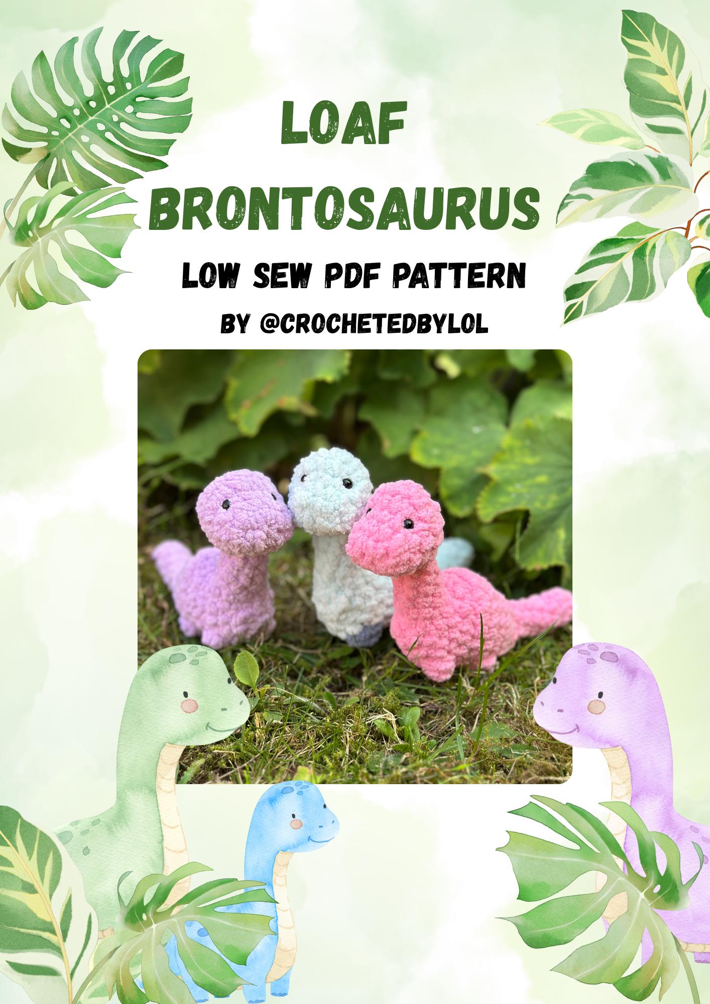 30 Brontosaurus Crochet Patterns for Cute Dino Gifts, Nursery Decor, and Plushies 24 Mini Brontosaurus Crochet Pattern: Easy Beginner Dinosaur (PDF Pattern)