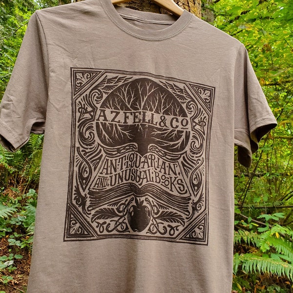 A.Z. FELL & CO Antiquities and Unusual Books Shirt | AZFELL Graphic Tee