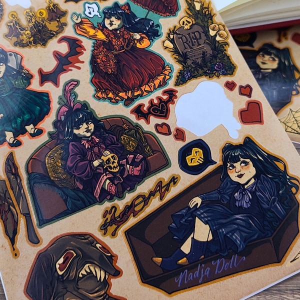 What We Do In The Shadows | Nadja Doll Stickers