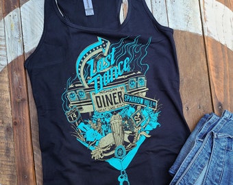Sparrow Hill Road Tank Top | Cotton Blend | Last Dance Diner Tank Top | Inspired by Seanan McGuire's Sparrow Hill Road