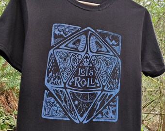 Let's Roll Dungeons and Dragons Graphic Tee | D&D T-Shirt