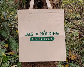 Dungeons and Dragons Tote Bag | Bag of Holding All My Stuff