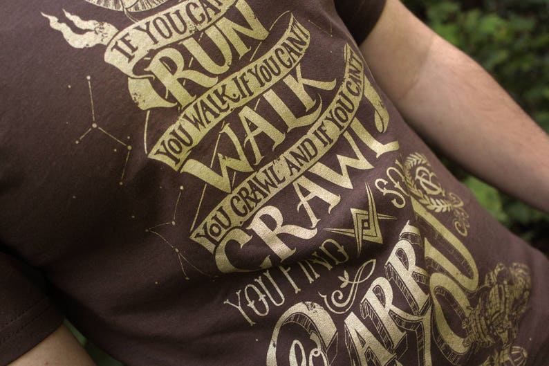 Firefly Shirt When You Can't Run... Firefly T-Shirt Malcolm Reynolds Quote Shirt Hand Screen Printed Browncoats Serenity Shirt image 4