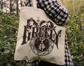 Firefly Tote Bag | Serenity Tote Bag | Hand Screen Printed Cotton Bag | Firefly Reuseable Bag