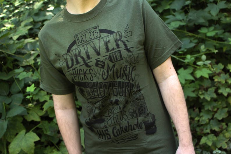 Driver Picks The Music T-Shirt Final Print Run Limited Sizes Available Green