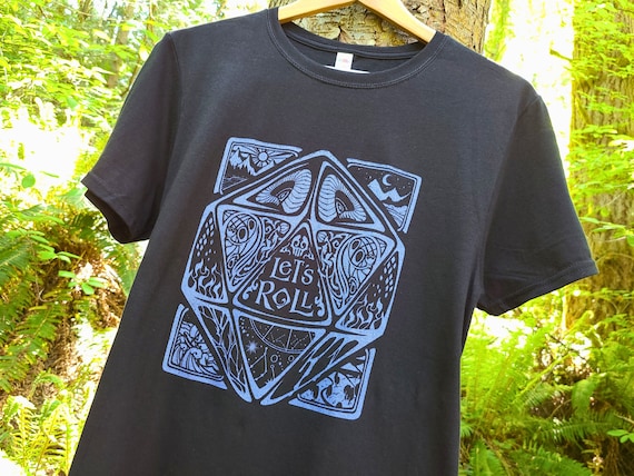 Let's Roll Dungeons and Dragons Graphic Tee | D&D T-Shirt