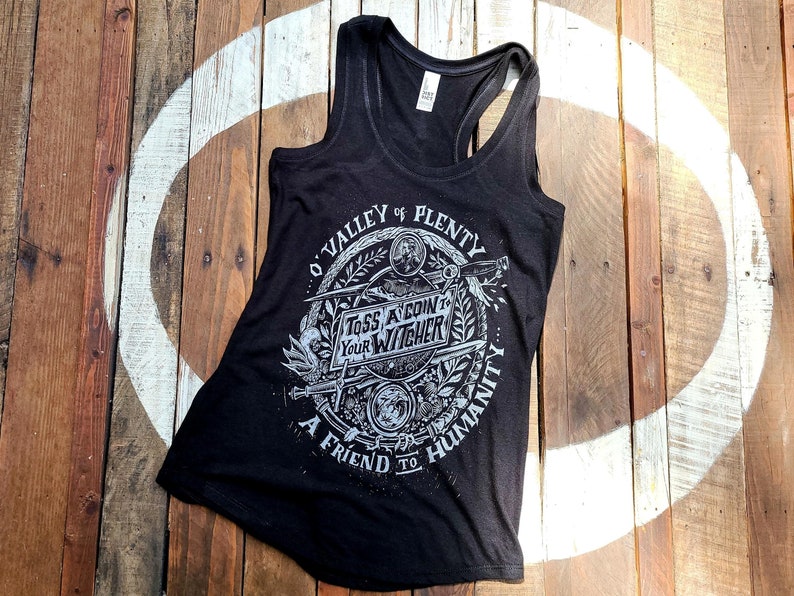 Toss a Coin to your Witcher Tank Top Geralt Tank Top image 1