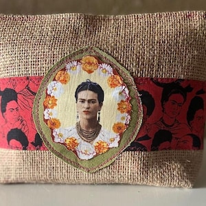 Bolsa grande para cosméticos Frida Clutch