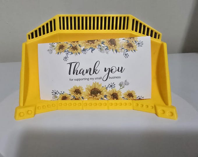 Dozer Bucket Business Card Holder