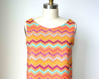 african print cotton top, sleeveless shirt, casual look, simple shirt, everyday use