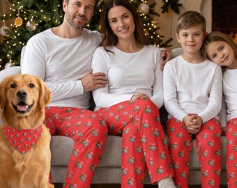 Christmas Jimothy Raccoon Pajama Pants, Family Holiday Lounge Pants (Kids & Adults)