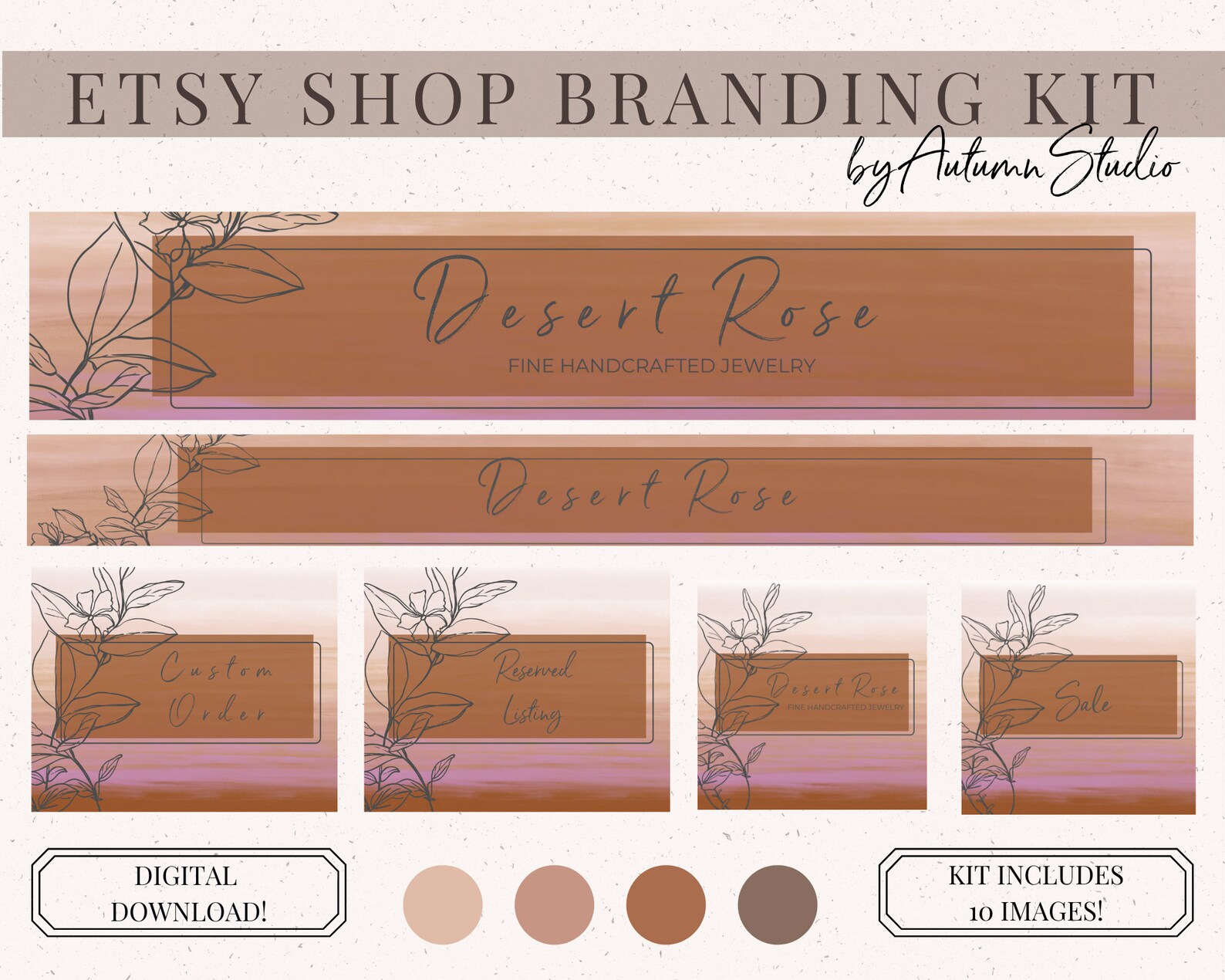 Etsy Shop Branding Kit Etsy Branding Kit Branding Package Etsy