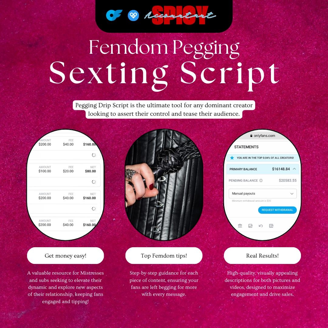 Femdom Pegging Drip Sexting Script Dominate Your Fans With Ease femdom-pegging-drip-sexting-script-dominate-your-fans-with-ease