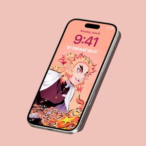 Rengoku Kyojuro Phone Wallpaper - Motivational Anime Quote - Demon Slayer Inspired Background - Rengoku Phone Lock Screen - iPhone Wallpaper