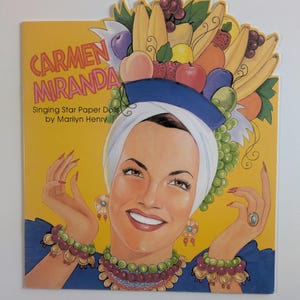 Carmen Miranda Singing Star Paper Dolls 1998 Shackman